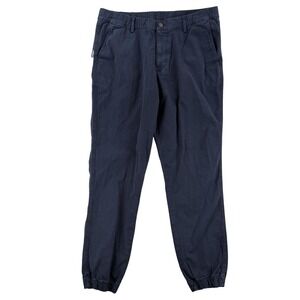Bearbottom Jogger Pants Mens XL Blue Regular Fit Stretch Elastic Cuffed Cargo